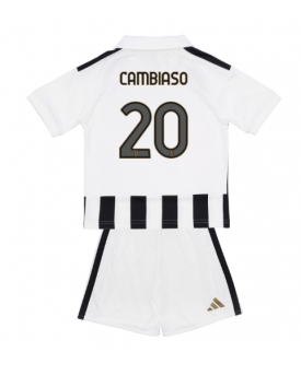 Juventus Andrea Cambiaso #20 Maglia Gara Casa Repliche 2026-27 Bambino Maniche Corte Juventus Andrea Cambiaso #20 Maglia Gara Casa Repliche 2026-27 Bambino Maniche Corte